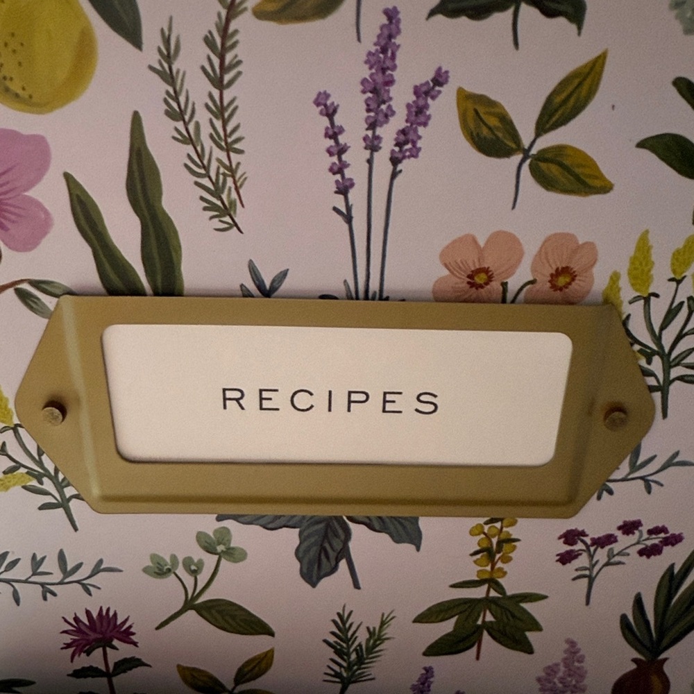 Rifle Paper Co. Floral Recipe Box with Cards NEW - Picture 5 of 6